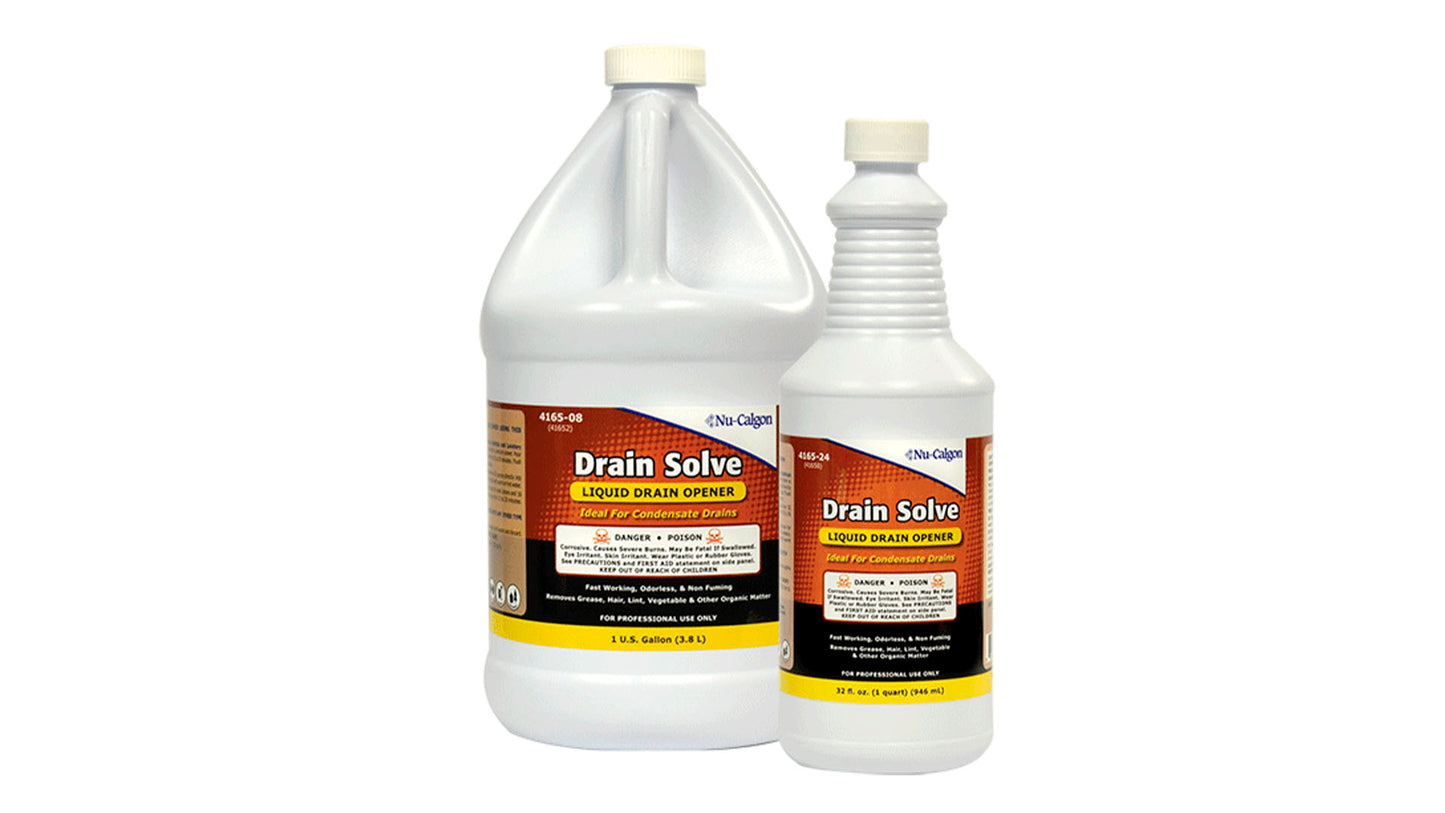 NU-CALGON 4165-24 Drain Solve, Liquid Drain Opener 32 oz image 1
