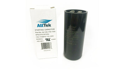Alltek 145-175 MFD 110-125V Motor Start Capacitor UL Certified image 0