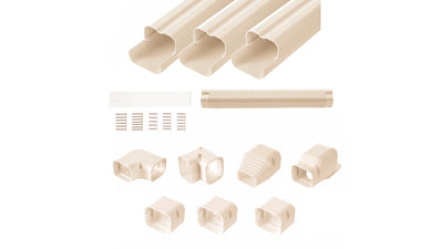 Alltek Deco PVC Line Cover for Heat Pumps and Mini Split A/C image 1