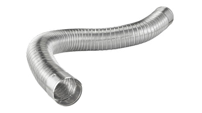 Lambro 302L 4" x 8' Flexible Semi-Rigid Aluminum Duct image 0