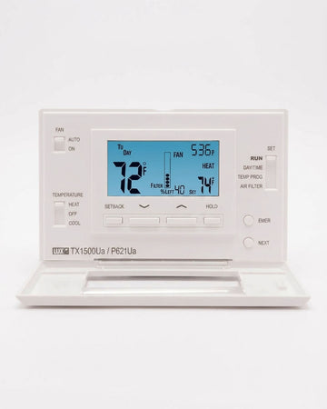 LuxPro P621U-010 Programmable Thermostat 5/1/1 Programming