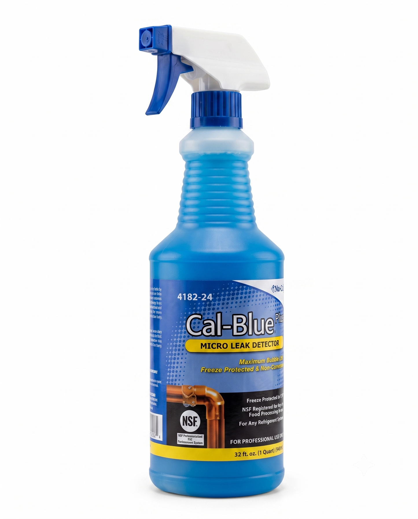 Gas Leak Detector Nu-Calgon Cal-Blue Plus 32 oz – Leak Test Fluid