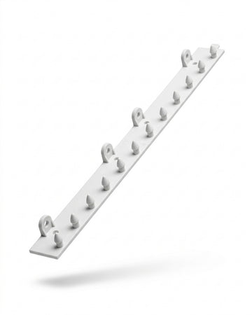 XPS Tech Bullet Polymer Hardware – 24" Wide, White