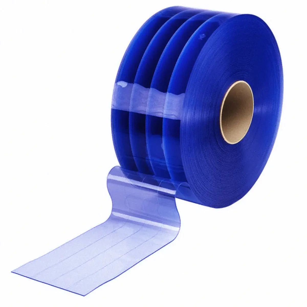 XPS Tech Nylon-Reinforced PVC Strip Roll – 8" × 0.080" × 300 ft, Clear