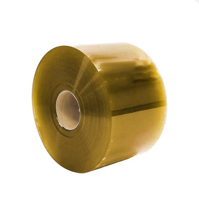 XPS Tech Yellow Anti-Insect PVC Strip Smooth, Clear Curtain Roll – 0.080", 300 ft