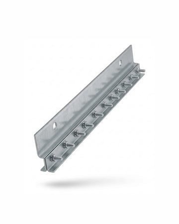 XPS Tech Wall Mount Galvanized Hardware – 50" Rail, 25 Holes, 4 Plates