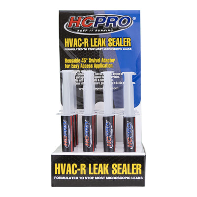 HCPRO HCLEAK12B HVAC-R Leak Sealer Kit – 12 x 0.25 oz Syringes, 45° Swivel Adapter — view 2