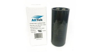 Alltek 189-227 MFD 110-125V Motor Start Capacitor UL Certified image 0