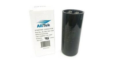 Alltek 108-130 MFD 110-125V Motor Start Capacitor UL Certified image 0