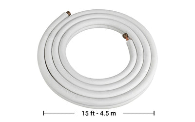 Everwell LS1538 Twin Tube Line Set Insulation Type B 3/8 in 15ft - 1/4 in x 3/8 in image 0