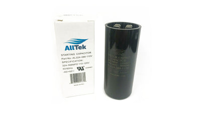Alltek 324-388 MFD 110-125V Motor Start Capacitor UL Cerfified image 0