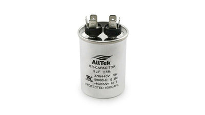 Alltek 5uf 370-440V HVAC Round Run Capacitor image 0