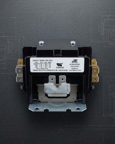 Alltek 30 Amp 2 Pole 24V Coil HVAC Definite Purpose Contactor