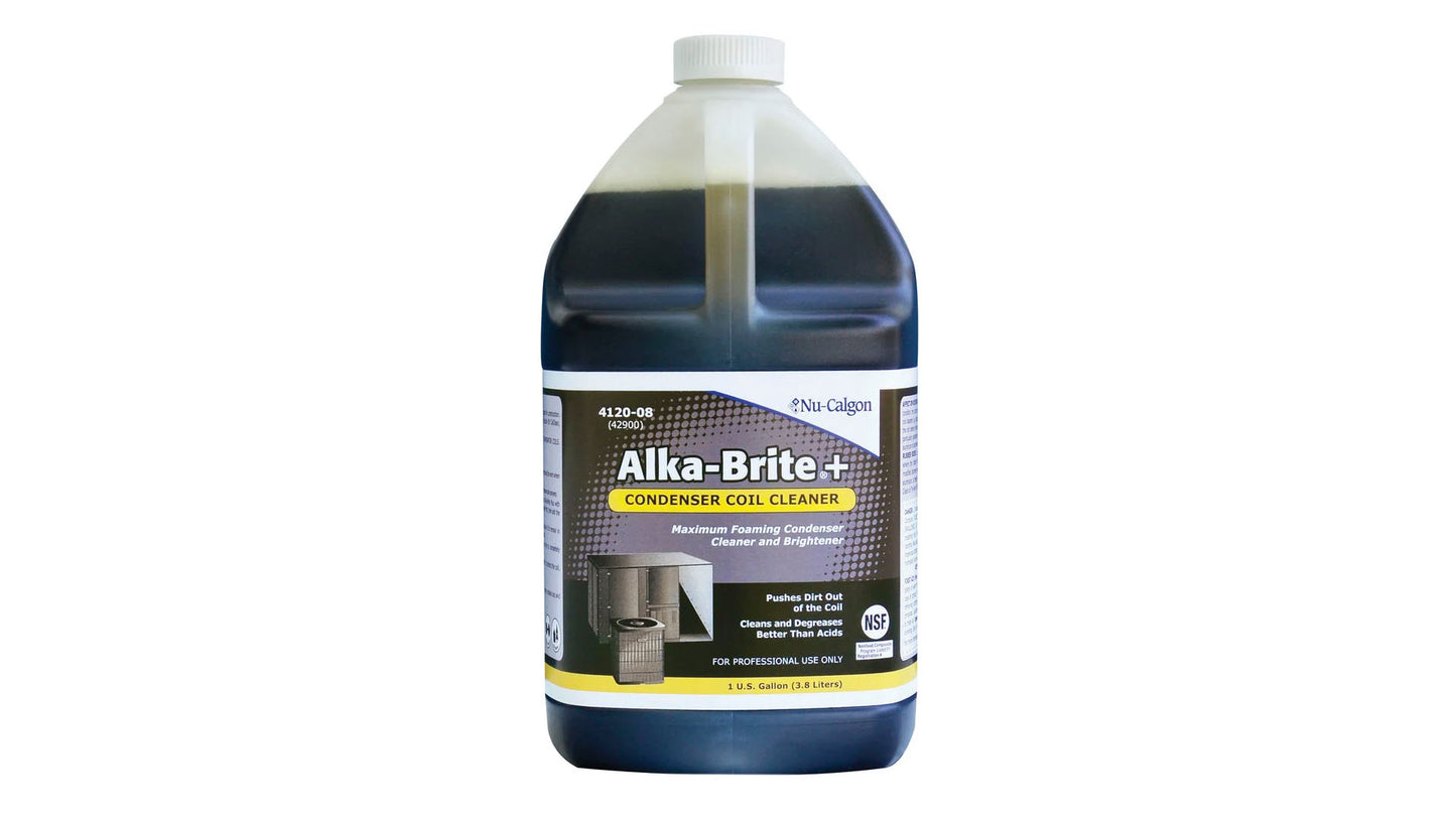 NU-CALGON 4120-08 Alka-Brite Plus 1 gal bottle, Brown image 0