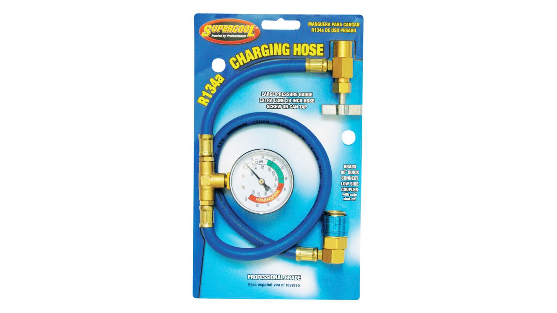 Supercool R-134a Can Tap, Hose &amp; Gauge image 0