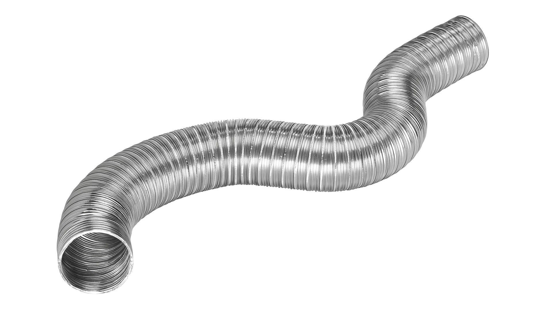 Lambro 308 7" x 8' Flexible Semi-Rigid Aluminum Duct image 0