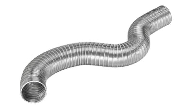 Lambro 308 7" x 8' Flexible Semi-Rigid Aluminum Duct image 0