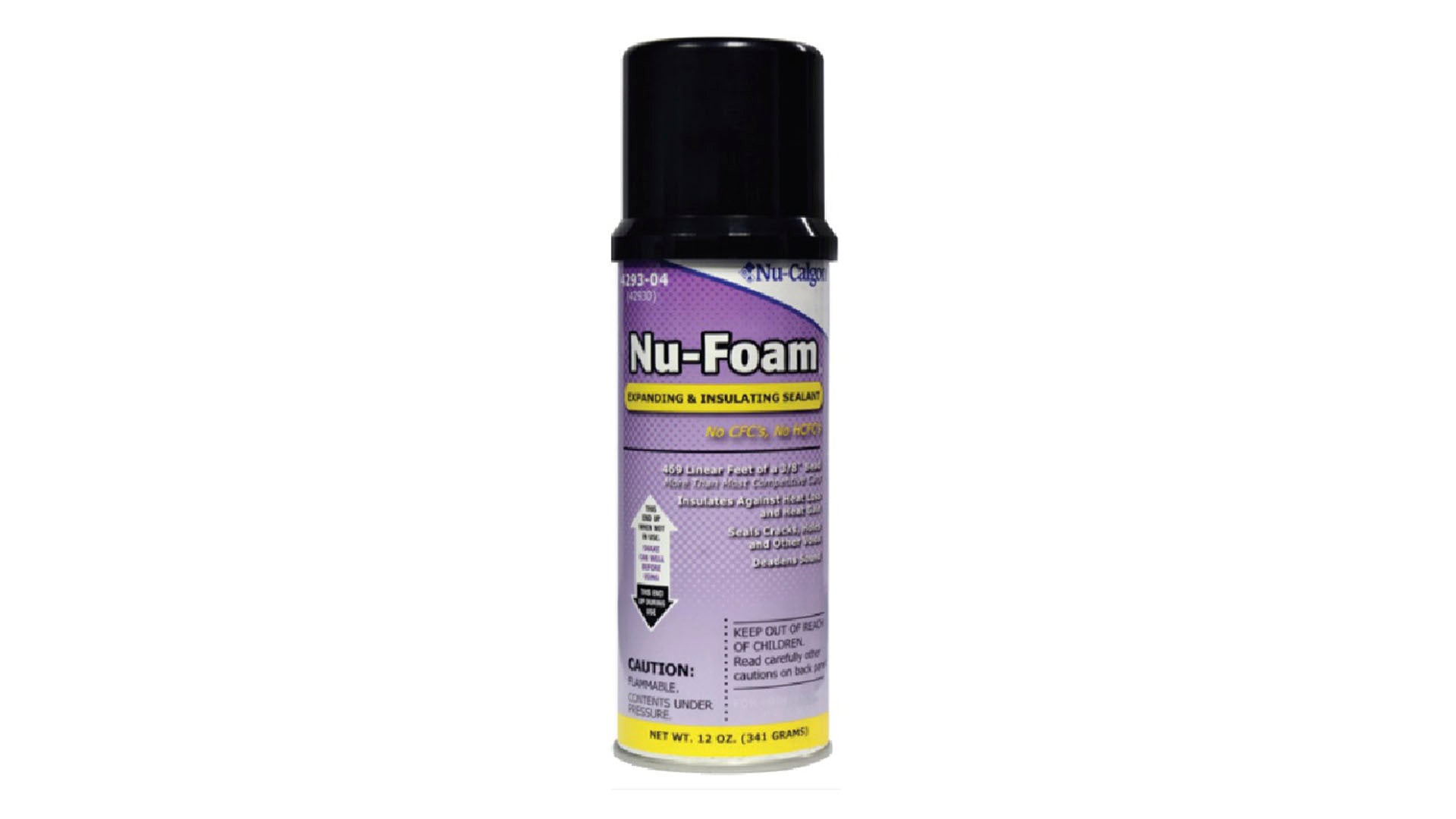NU-CALGON 4293-04 Nu-Foam, Spray Foam Sealant, 12 oz. Aerosol can image 0