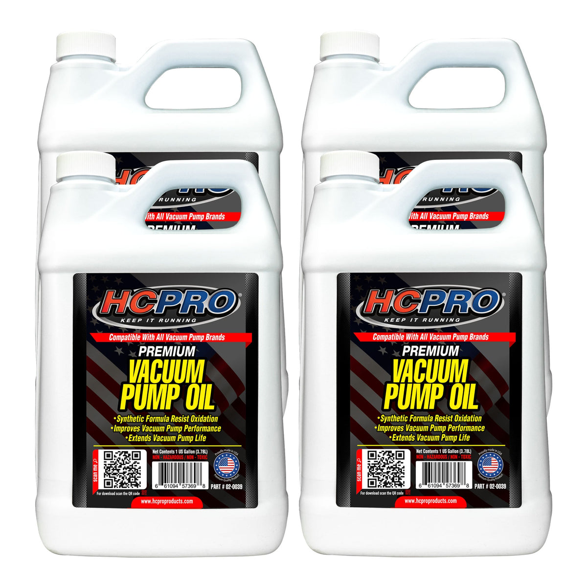 HCPRO VPO-46 Synthetic Vacuum Pump Oil – ISO VG 46, Anti-Foam, Quart & Gallon — view 10