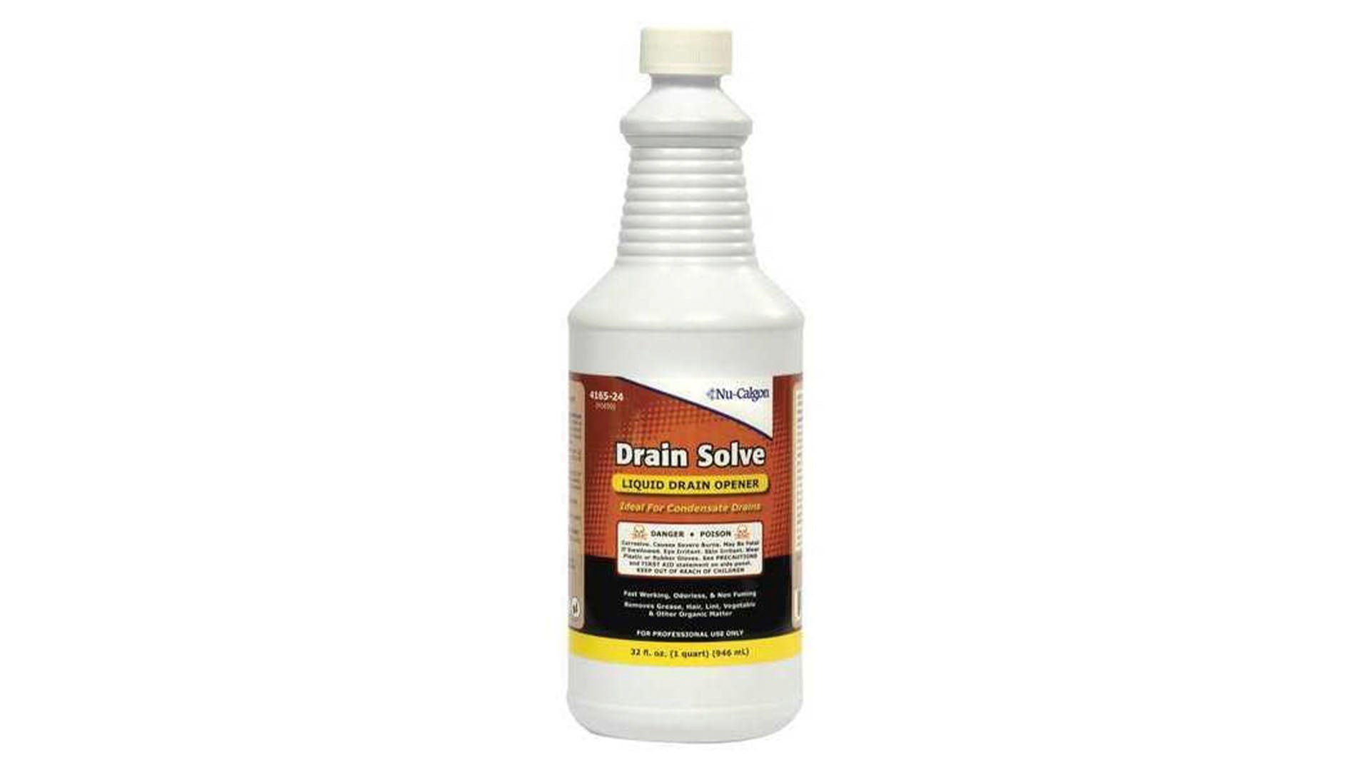 NU-CALGON 4165-24 Drain Solve, Liquid Drain Opener 32 oz image 0