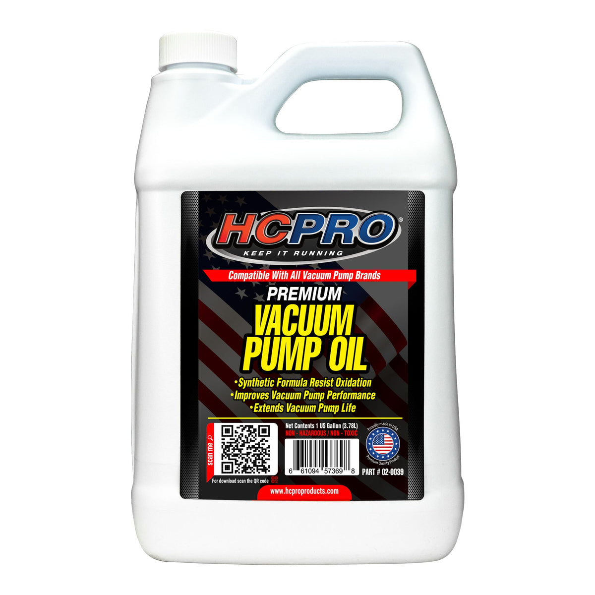 HCPRO VPO-46 Synthetic Vacuum Pump Oil – ISO VG 46, Anti-Foam, Quart & Gallon — view 11