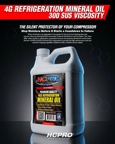 HCPRO 4G Mineral Refrigeration Oil, ISO VG 68 (SUS 300), Heavy-Duty, R22/R502 — view 2