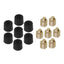 HCPRO HC-GSK14D 1/4" Neoprene Gaskets with Brass Core Depressors – 6 + 6 Kit