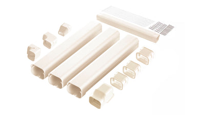 Alltek Deco PVC Line Cover for Heat Pumps and Mini Split A/C image 0