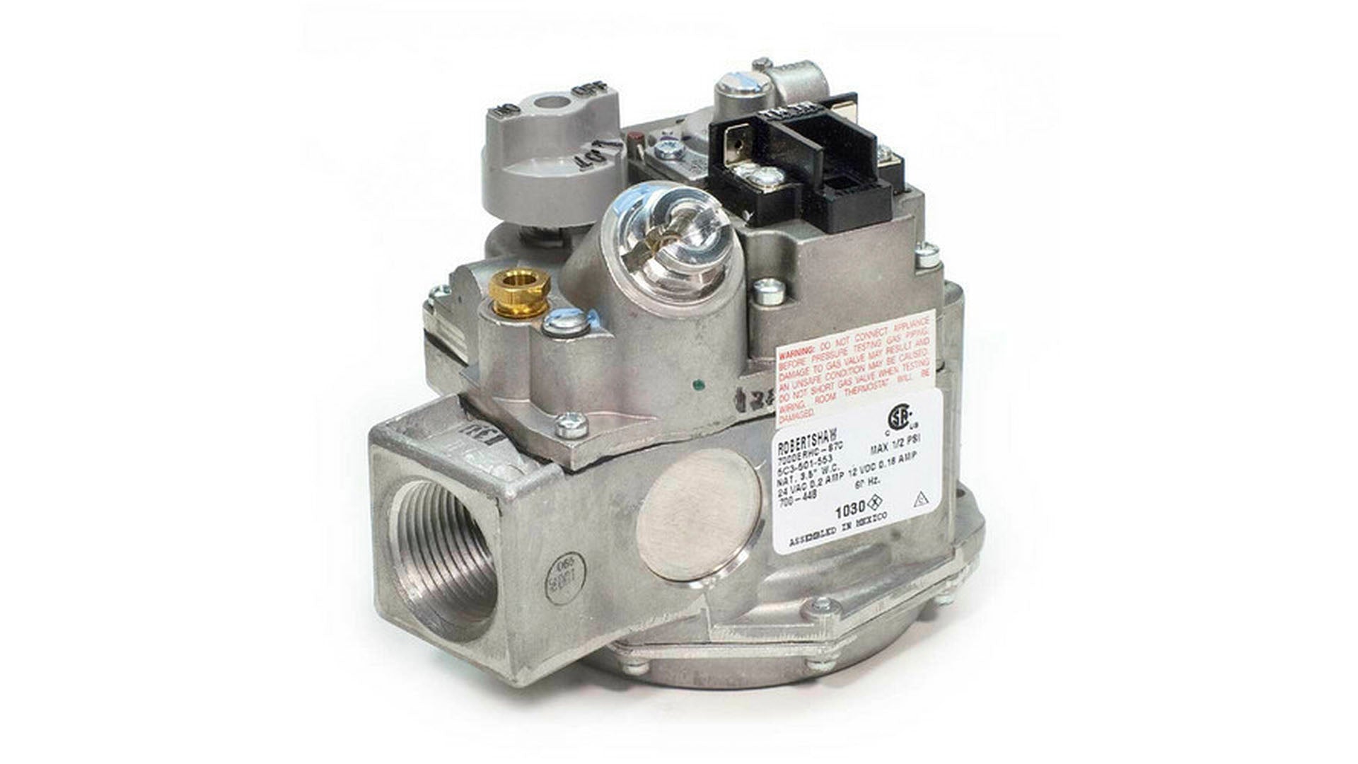 Robertshaw 700-453 Milivolt Selenoid Gas Valve 120V 3/4" x 3/4" Line image 1