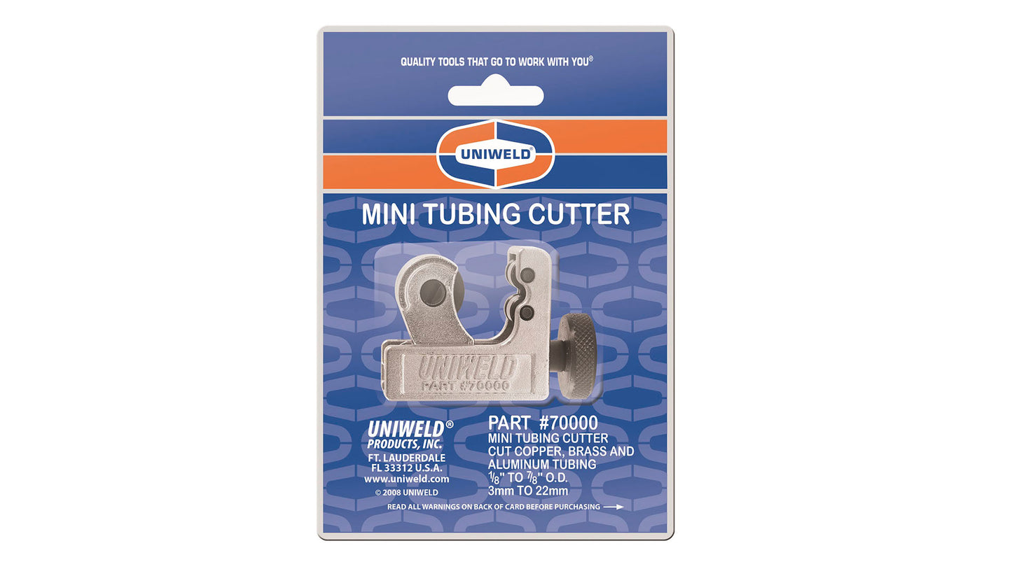 Uniweld 70000 Mini Tubing Cutter 1/8"- 7/8" O.D. image 0