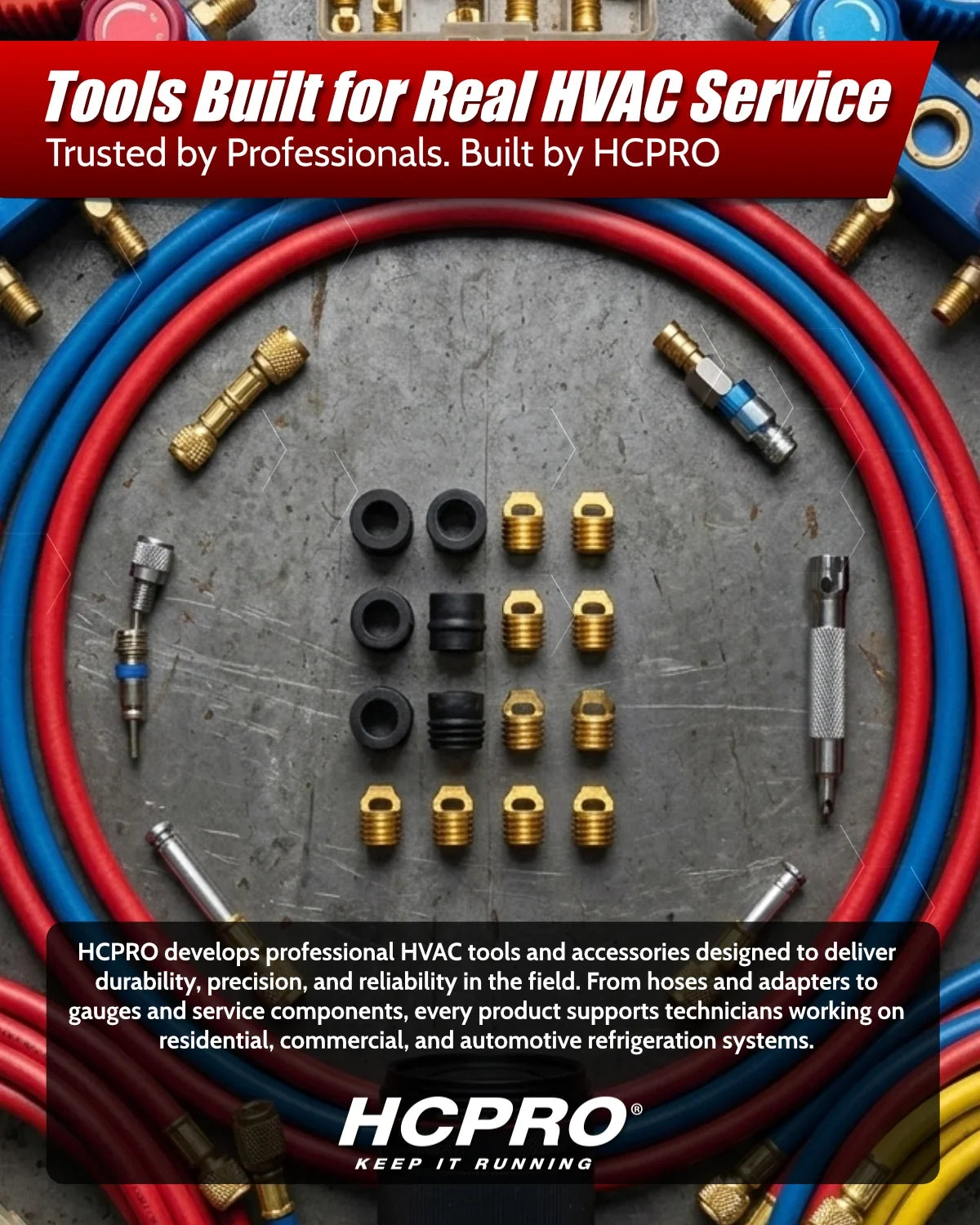 HCPRO HC-GSK14D 1/4" Neoprene Gaskets with Brass Core Depressors – 6 + 6 Kit — view 7