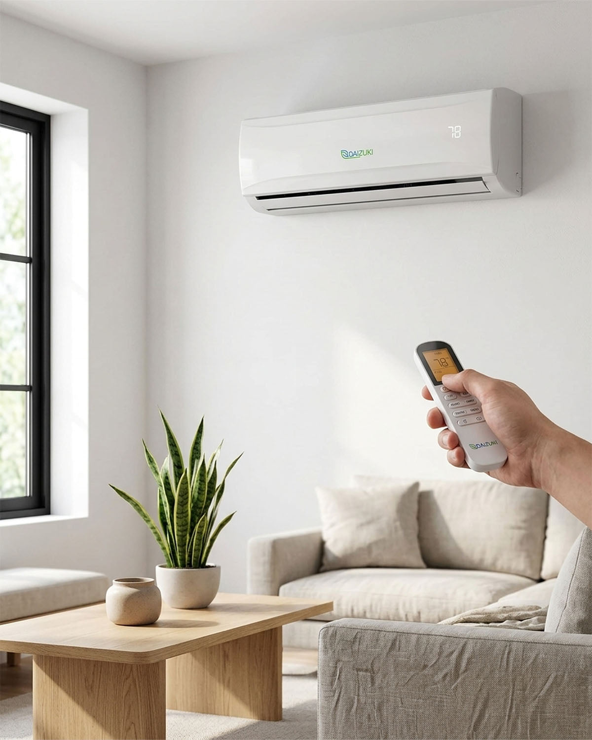 Mini Split AC DAIZUKI 12000 BTU Inverter 20 SEER 220V R410a