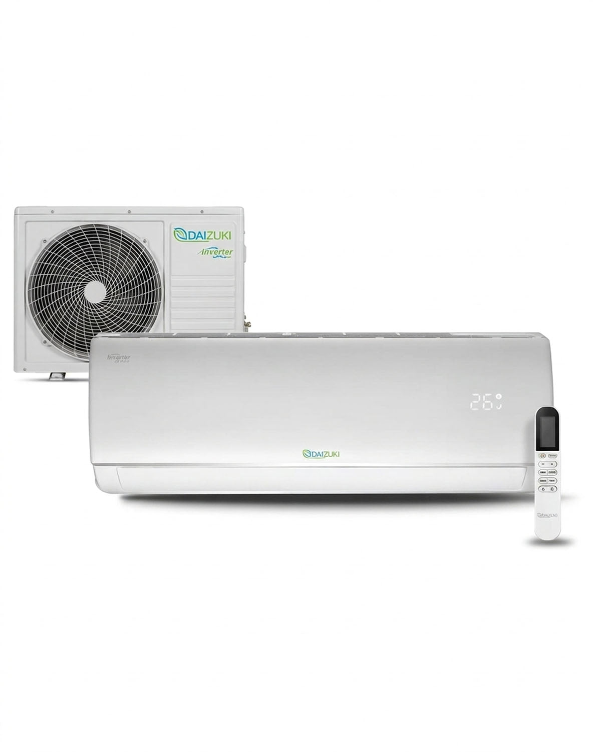 Mini Split AC DAIZUKI 12000 BTU Inverter 20 SEER 220V R410a