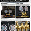 HCPRO HC2V3LY3BK A2L Dual-Piston Manifold – R32/R410A/R454B, 80 mm °F/°C Gauges, 3 ft Hoses — view 4