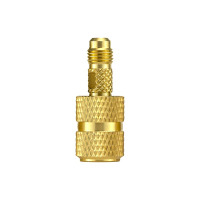 HCPRO HCABB516S Straight Anti-Blowback Adapter – 5/16" x 1/4" SAE Male, R410A