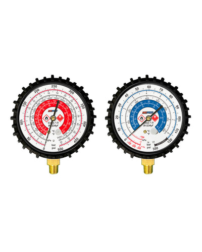 HCPRO BK-RG80-YF 80 mm R1234YF Replacement Gauge – PSI °F/°C, Low, High or Set