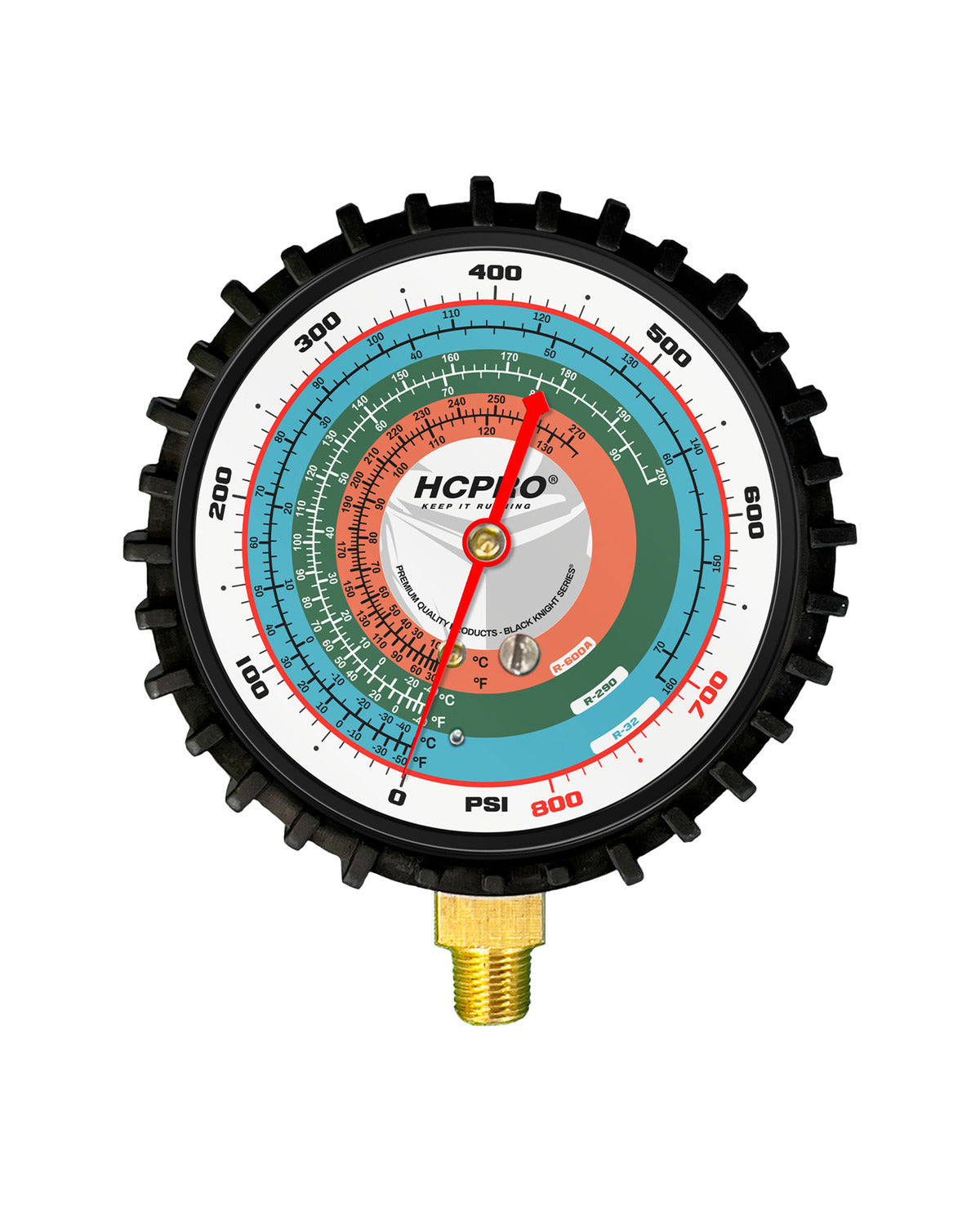 HCPRO BK-RG80-HC 80 mm Hydrocarbon Replacement Gauge – R32/R290/R600a, PSI °F/°C — view 10