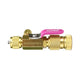 HCPRO HCEVCK538 Vacuum-Rated Valve Core Removal Tool – 5/16" x 3/8" x 1/4" Side Port