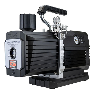 HCPRO HCBK-12DC 12 CFM Sparkless Vacuum Pump – Brushless BLDC, 75 Micron, 100–240V, A2L-Safe