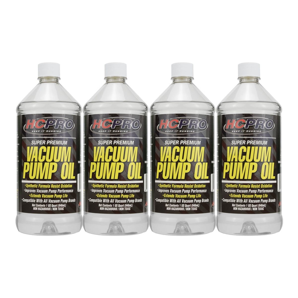 HCPRO VPO-46 Synthetic Vacuum Pump Oil – ISO VG 46, Anti-Foam, Quart & Gallon — view 14