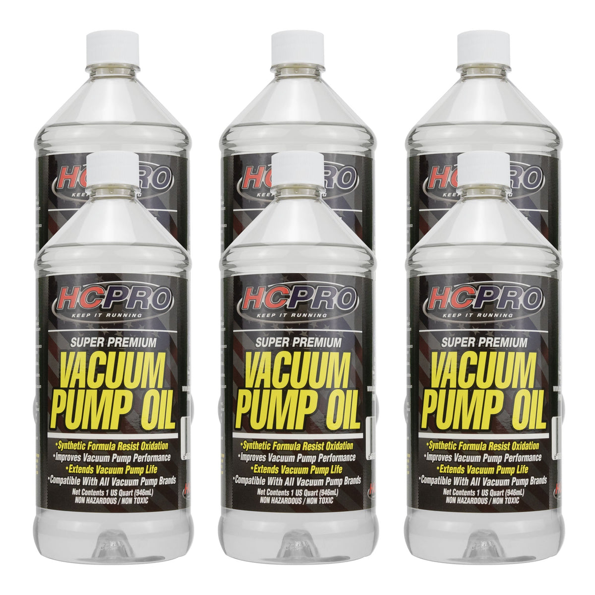 HCPRO VPO-46 Synthetic Vacuum Pump Oil – ISO VG 46, Anti-Foam, Quart & Gallon — view 12