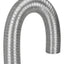 Lambro 293L 3″ x 8′ Flexible Semi-Rigid Aluminum Duct – One End Crimped