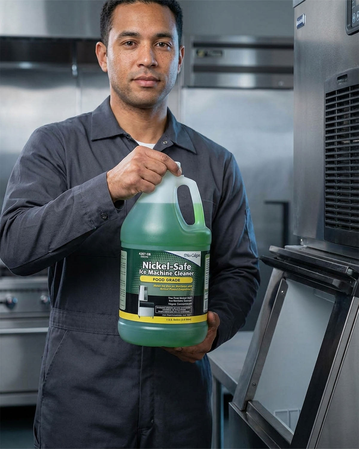 Ice Machine Cleaner Nu-Calgon 4287-08 Nickel-Safe 1 Gallon Descaler