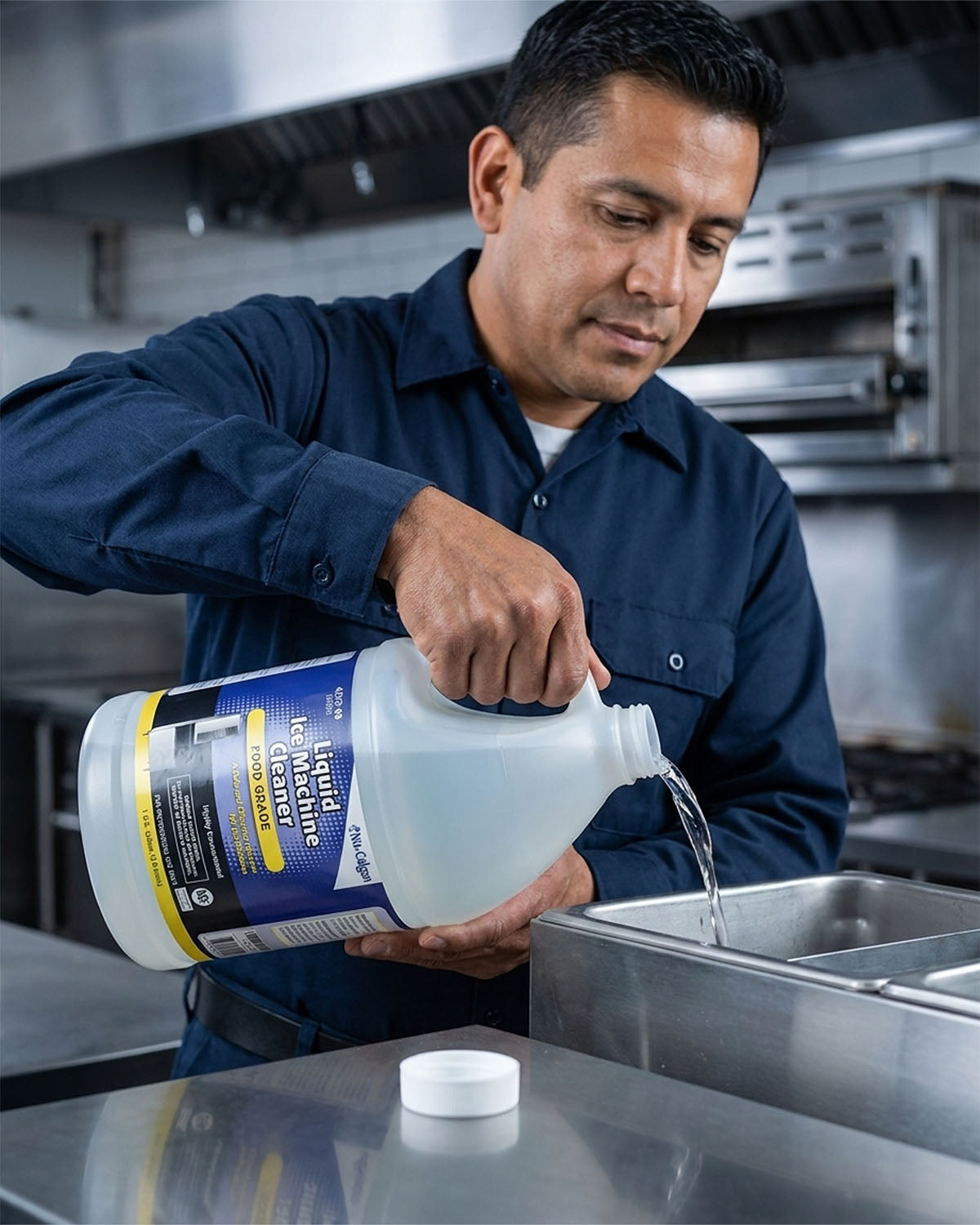 NU-CALGON 4207-08 Liquid Ice Machine Cleaner 1 gallon bottle