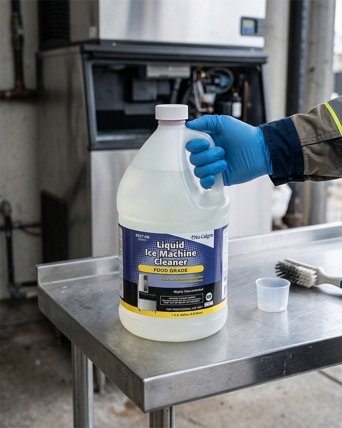NU-CALGON 4207-08 Liquid Ice Machine Cleaner 1 gallon bottle