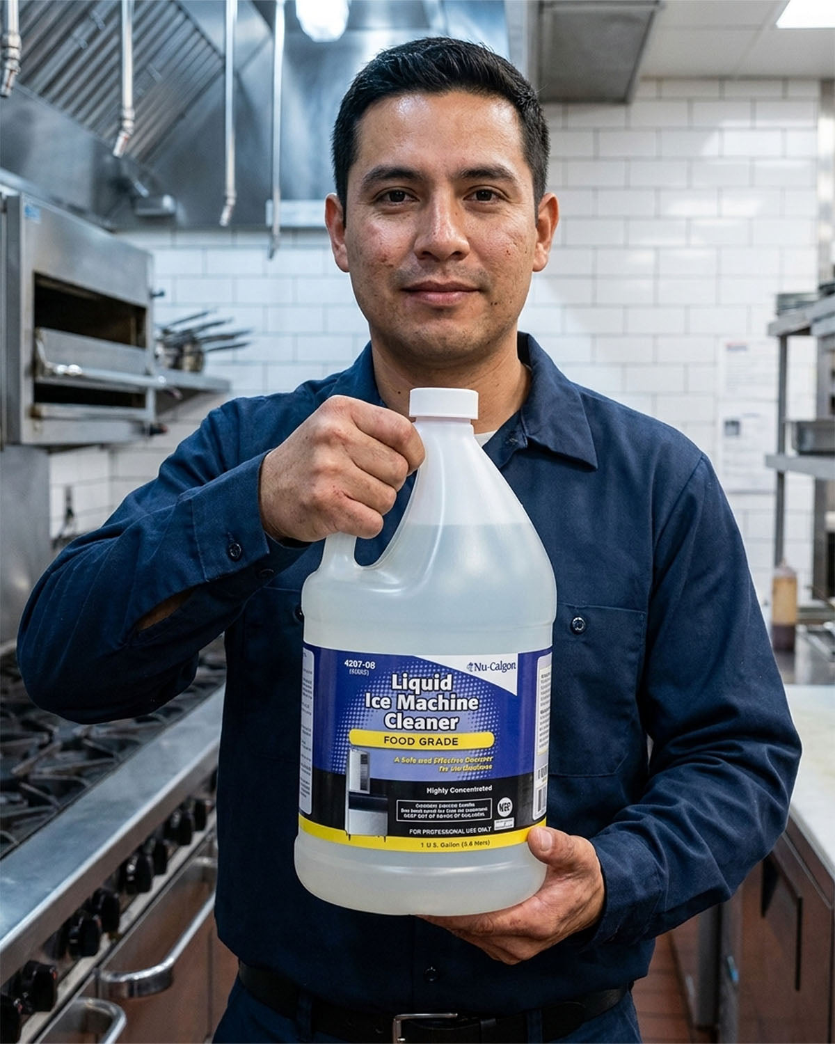 NU-CALGON 4207-08 Liquid Ice Machine Cleaner 1 gallon bottle