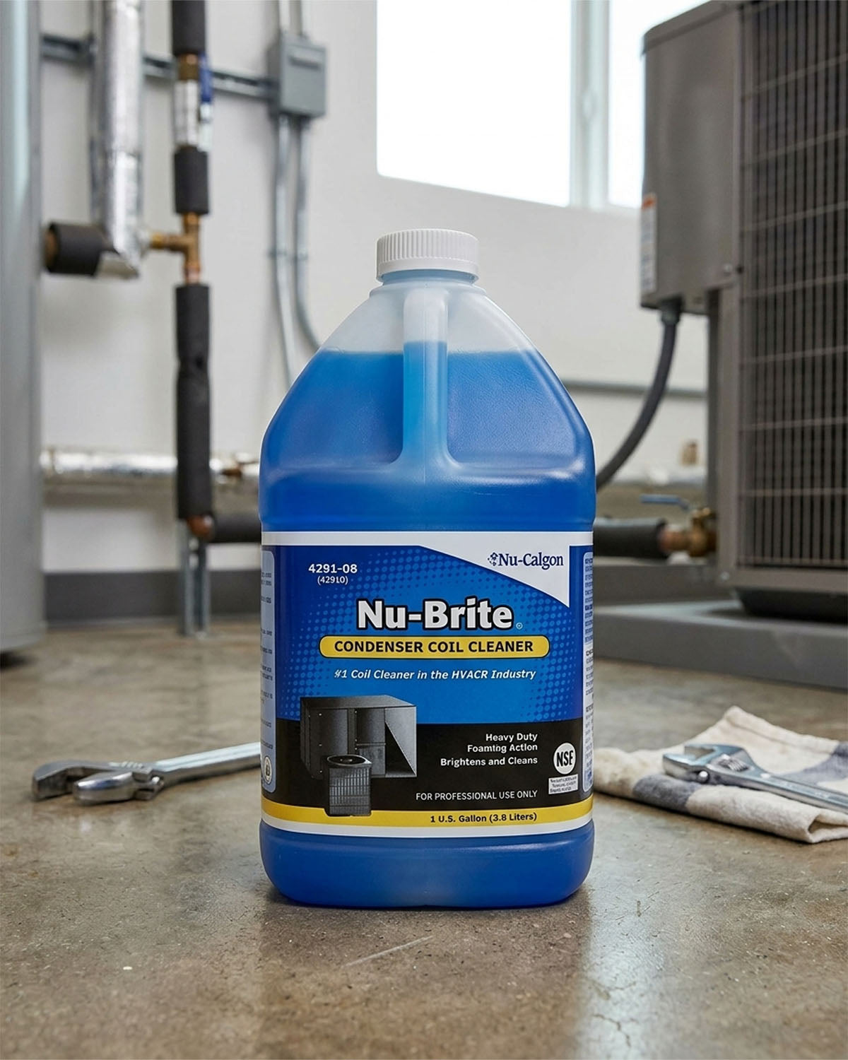 NU-CALGON 4291-08 Nu-Brite 1 Gallon Bottle