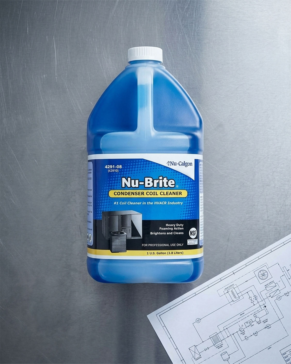 NU-CALGON 4291-08 Nu-Brite 1 Gallon Bottle
