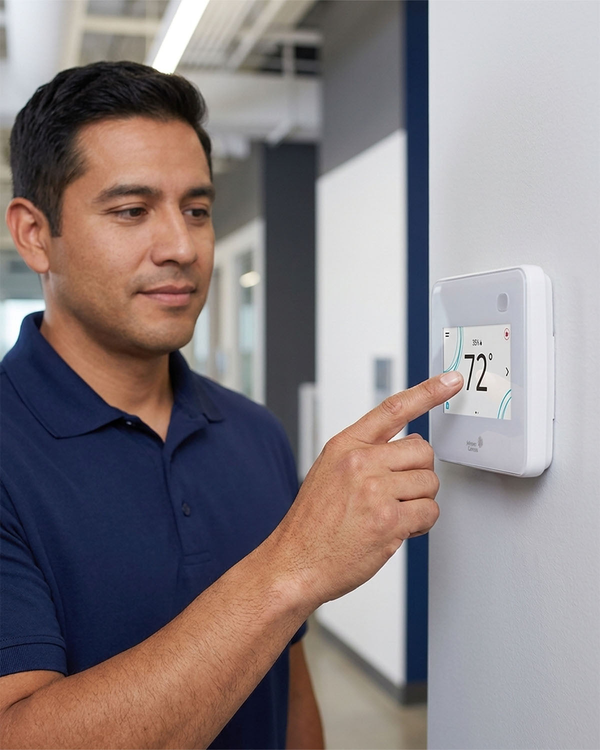Johnson Controls TEC3630-14-000 Smart Networked HVAC Thermostat