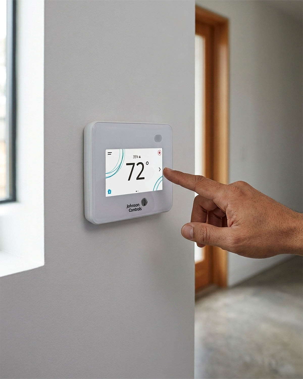 Johnson Controls TEC3630-14-000 Smart Networked HVAC Thermostat